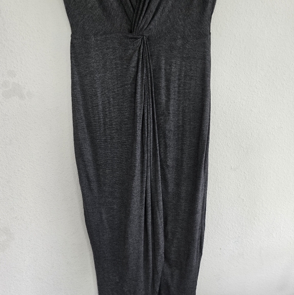 Rolla Coster Wrap Dress Size Medium Women Gray Midi Short Sleeve - Picture 4 of 12